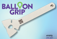 100 Öko Ballontragestäbe Balloon Grip - Pappe